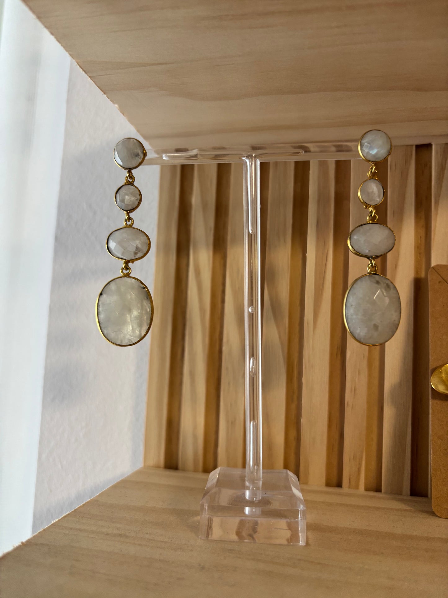 Pendientes “ piedra natural “